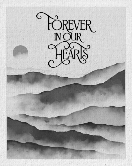 In Our Heart Forever virtual Sympathy eCard