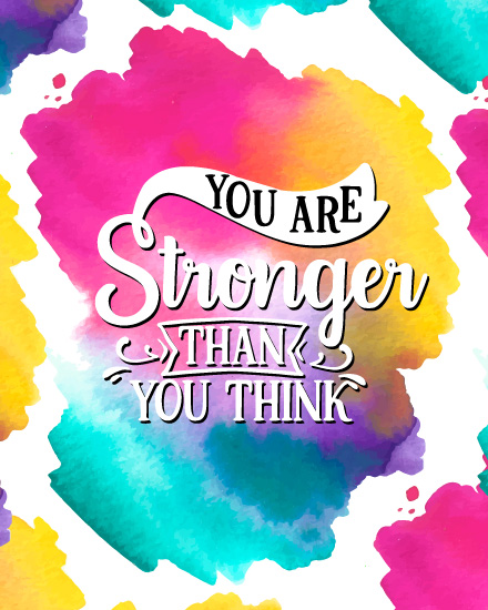 You Are Stronger virtual Sympathy eCard