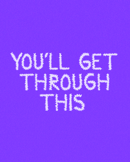 Sending Strength virtual Sympathy eCard