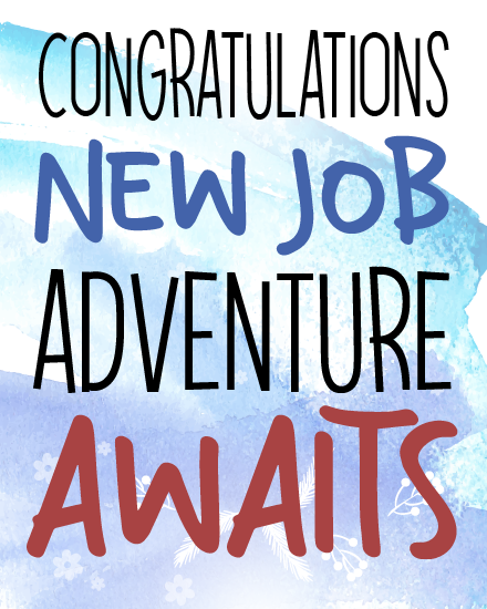 Your Next Chapter Begins virtual New Job Promotion eCard