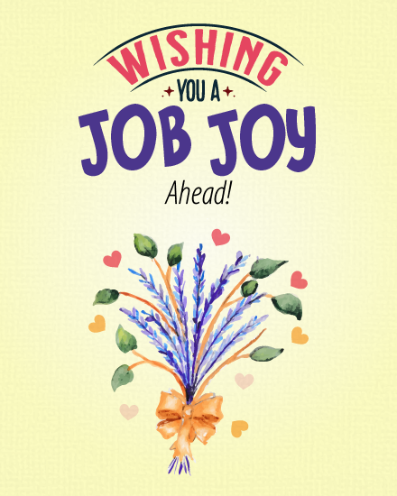 Your Future’s In Full Bloom virtual New Job Promotion eCard