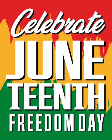 Honoring Freedom Together virtual Juneteenth eCard