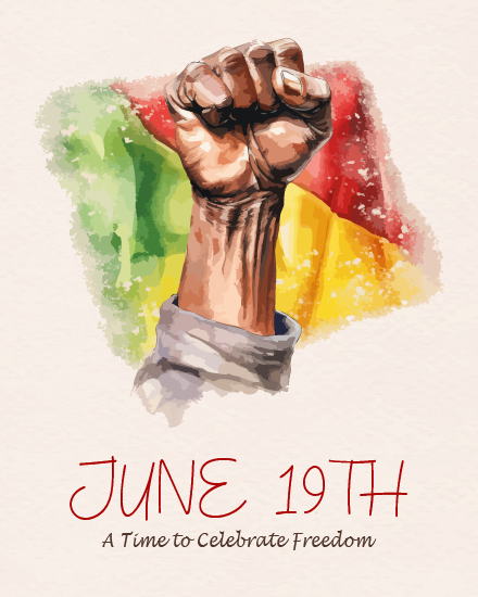 June 19th – A Time To Celebrate virtual Juneteenth eCard