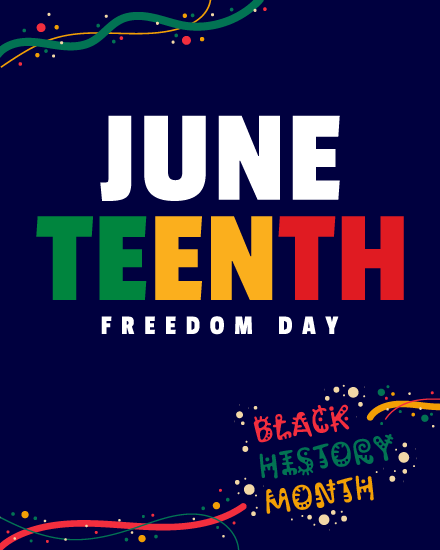 Black History Celebration virtual Juneteenth eCard