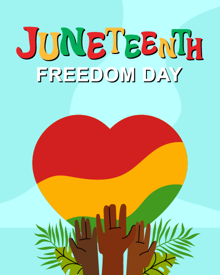 Freedom Day virtual Juneteenth eCard